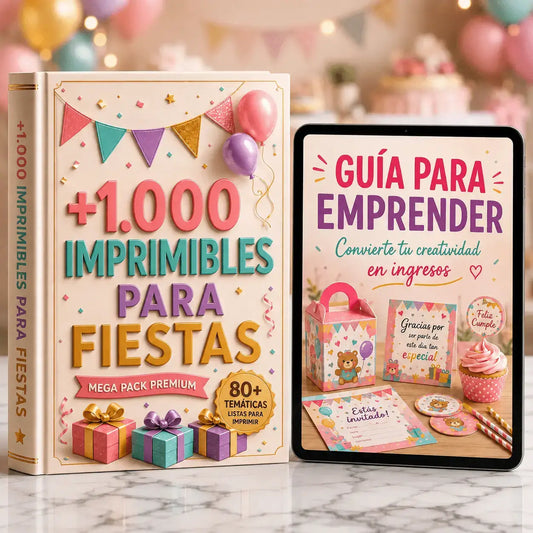 Mega Pack Premium De Fiestas +9 Bonos Exclusivos🎁